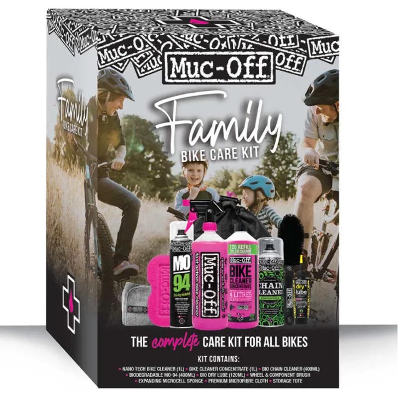 Muc-Off Family Bike Care Kit - Complete Care Kit To Clean Bikes