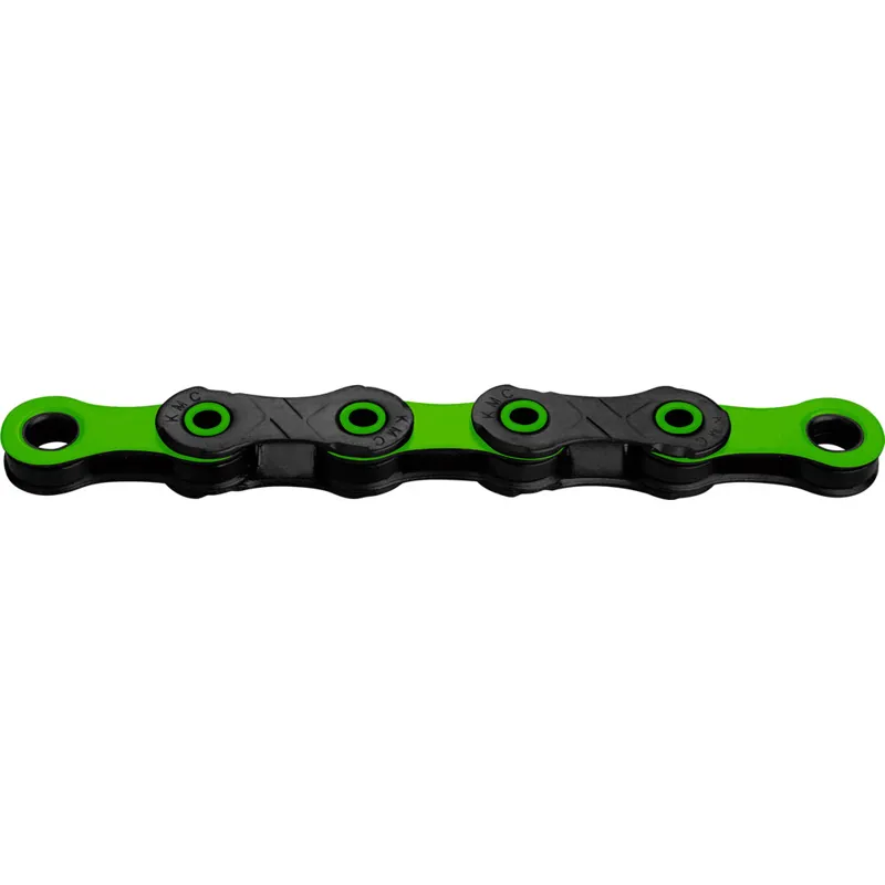 KMC X12 DLC 126L Chain in Green-1