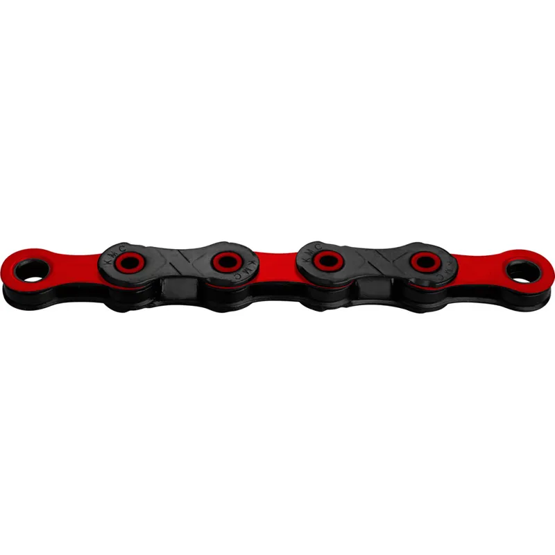 KMC X12 DLC 126L Chain in Red-2