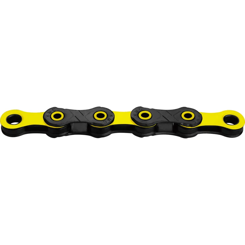 KMC X12 DLC 126L Chain in Yellow-1