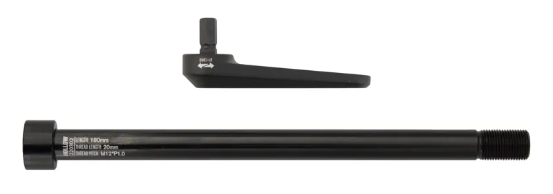 Haibike All Mtn Alloy Rear Thru Axle Kit in Black