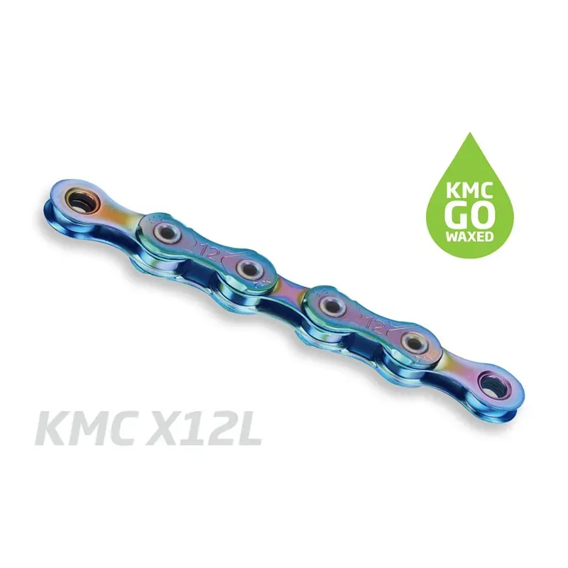 KMC X12L Pre-Waxed 126L Chain in Aurora-1
