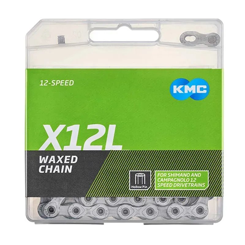 Kmc X12L Pre-Waxed 126L Chain in Silver-1
