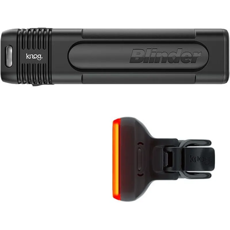 KNOG LIGHT Front Blinder Pro 900 and Rear Blinder 100 in Black Light Set -2