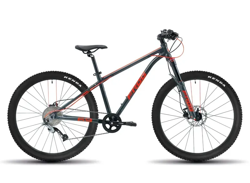 Frog Bikes Frog MTB 69 Kids Mountain Bike In Metallic Grey/Neon Red