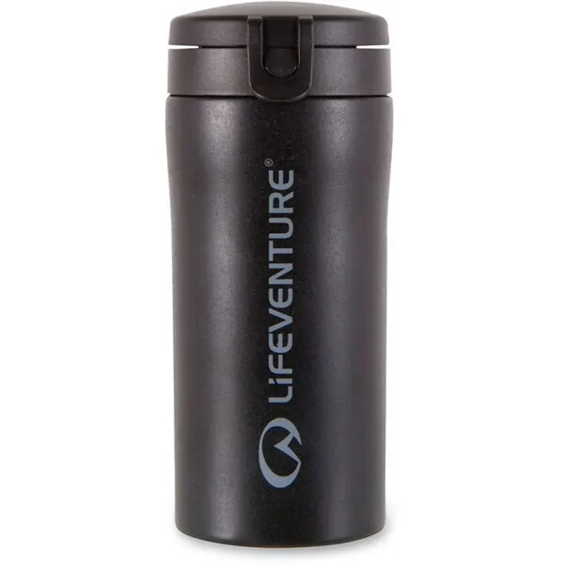 Lifeventure Flip-Top Thermal Mug in Black