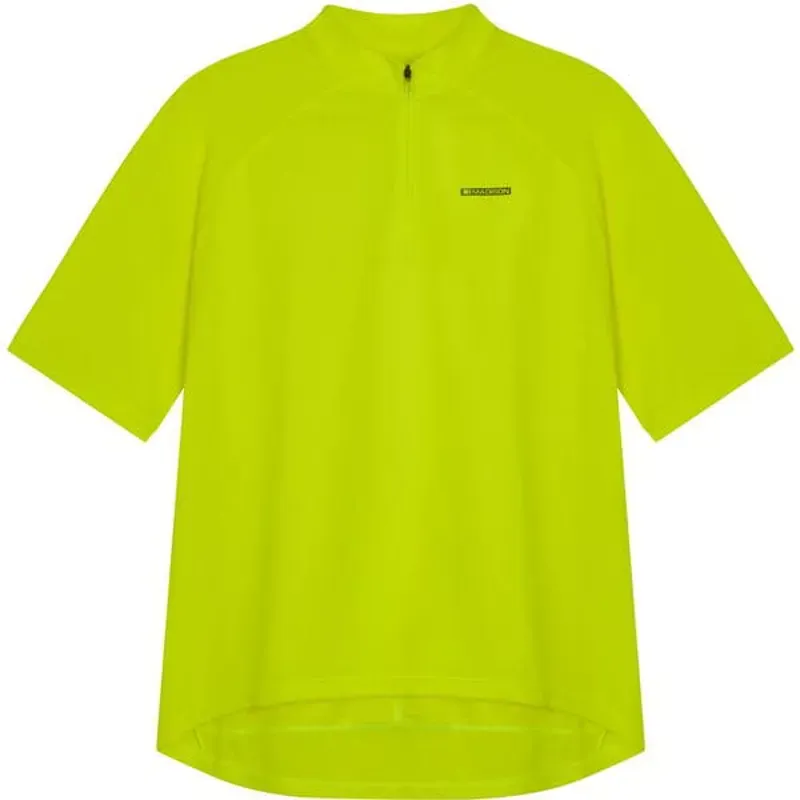 Madison Freewheel SS Jersey in Hi-Viz Yellow