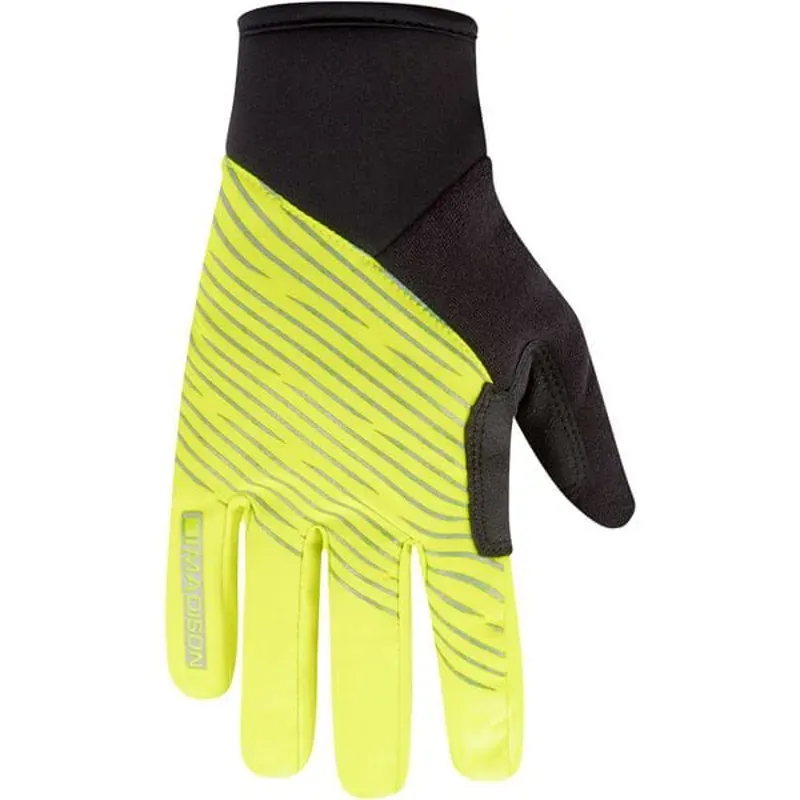 Madison Stellar Kid's Reflective Waterproof Thermal Gloves in Hi-Viz Yellow