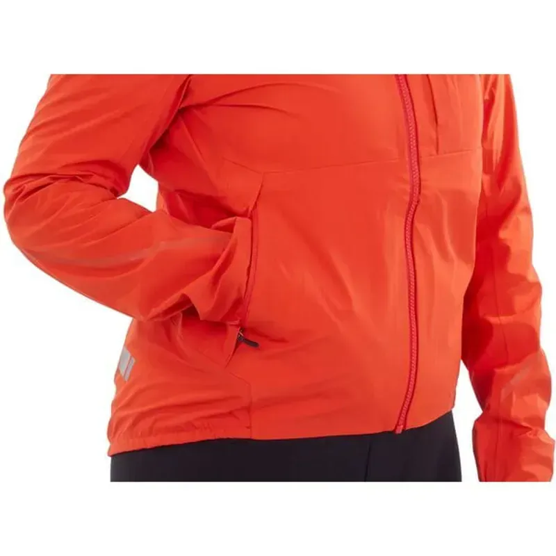 Madison Flux 3-Layer Women's Waterproof Trail Jacket In Magma Red-2