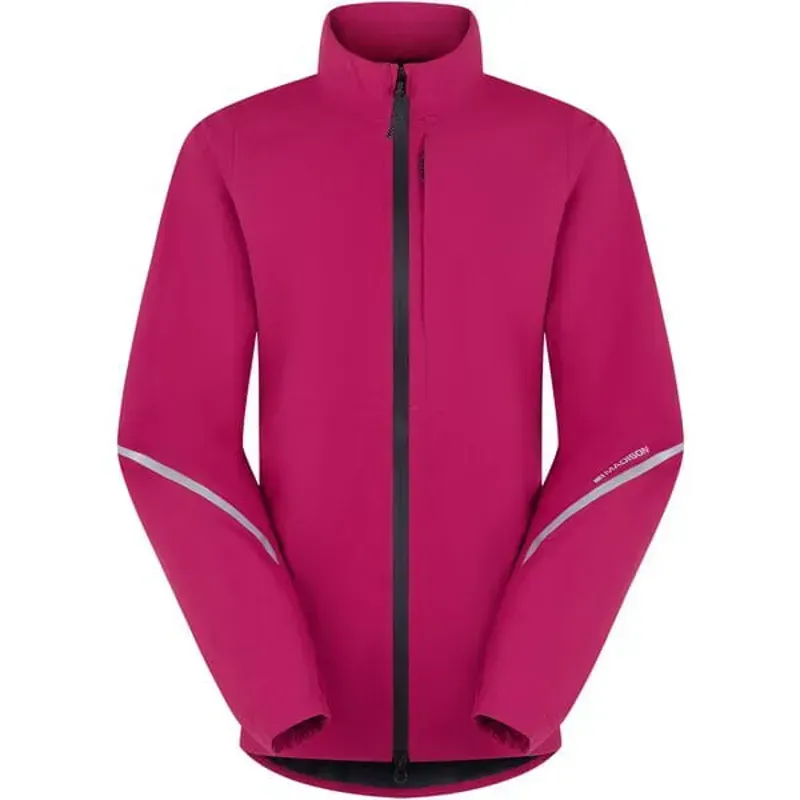 Madison Freewheel Women's Waterproof Jacket In Magenta Pink