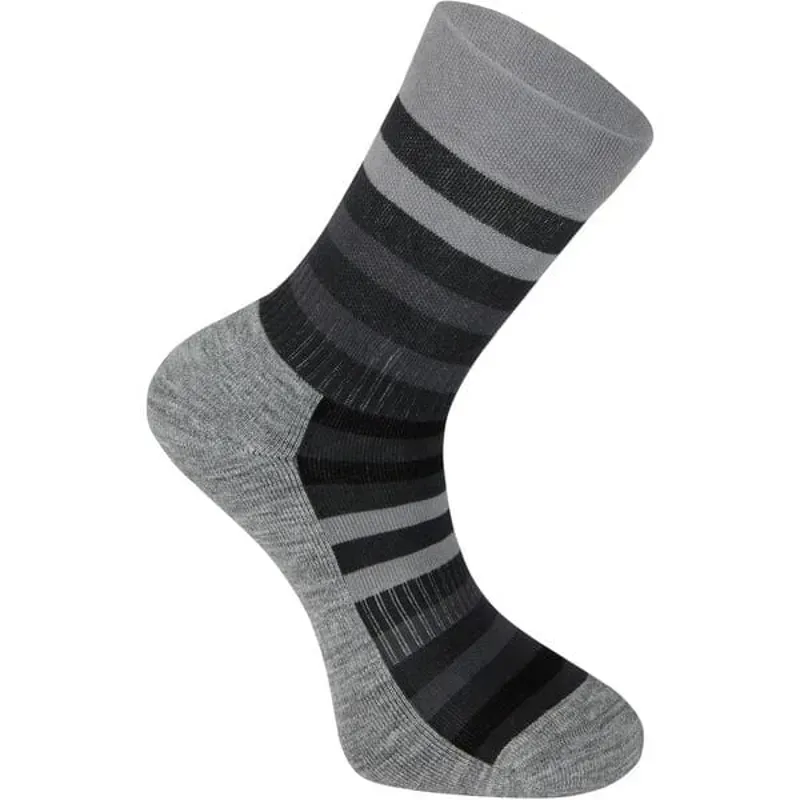 Madison Roam Isoler Merino 4 Season Sock black fade