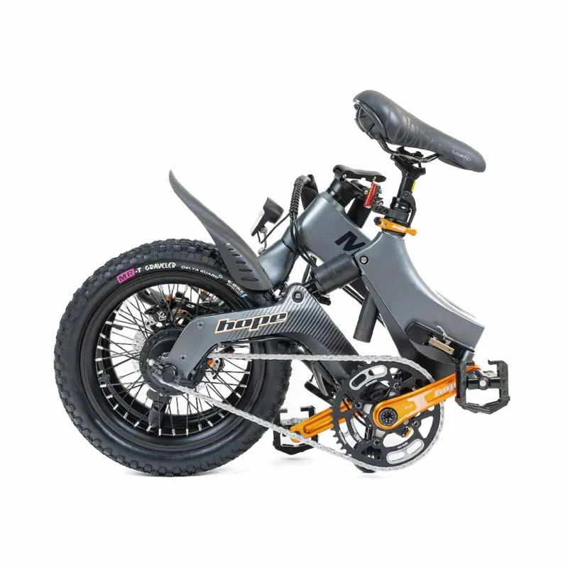 Mirider Hope 16 Folding eBike in Onyx Grey-1