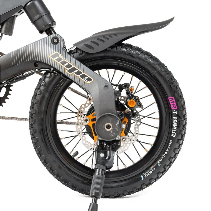 Mirider Hope 16 Folding eBike in Onyx Grey-12