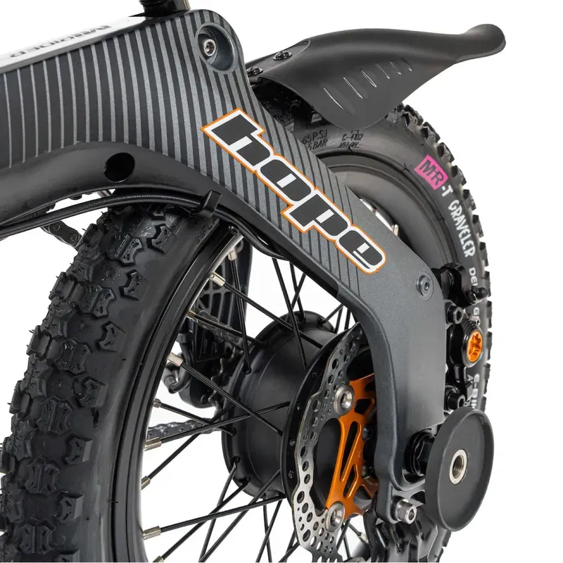 Mirider Hope 16 Folding eBike in Onyx Grey-8