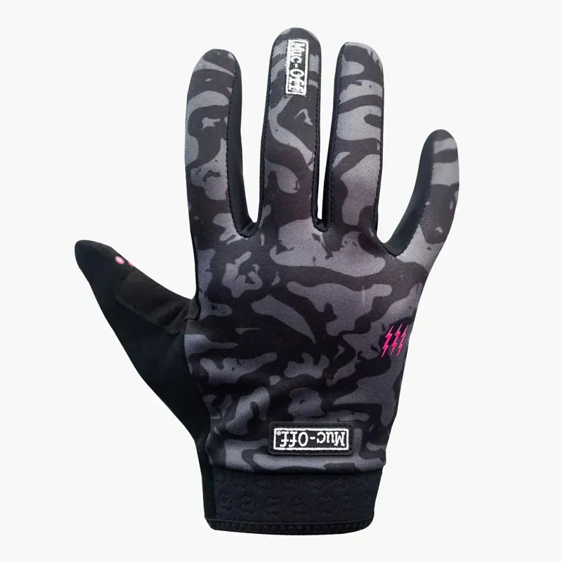 Muc-Off Rider Gloves in Grey Camo