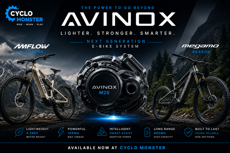 Avinox Motor | Megamo E-Bikes | Amflow E-Bikes | High Performance