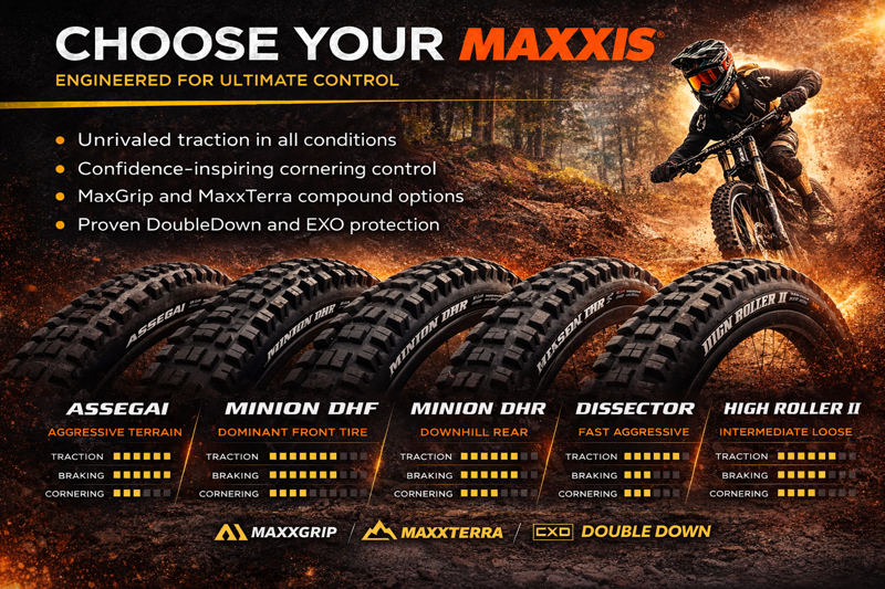 Maxxis Featured Tyres
