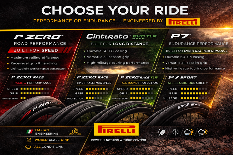 Pirelli Featured  Road Tyres