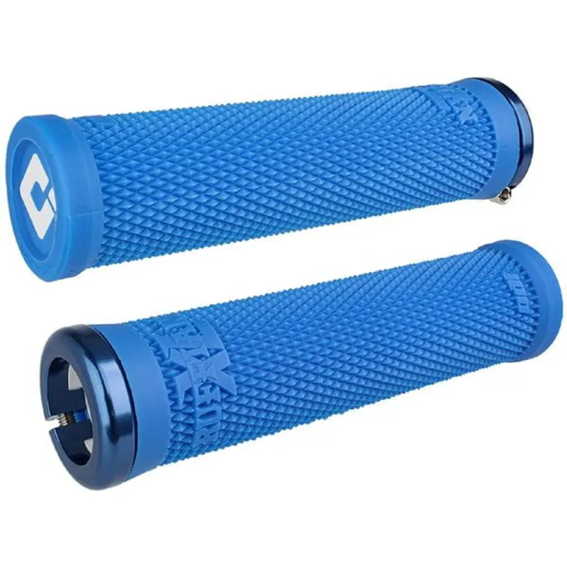 Ruffian XL v2.1 MTB 135mm Lock-On Grips in Blue