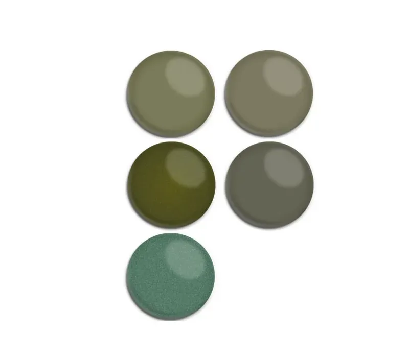 Cube Olive Matt 30ml Touch Up Pen Set - 2361