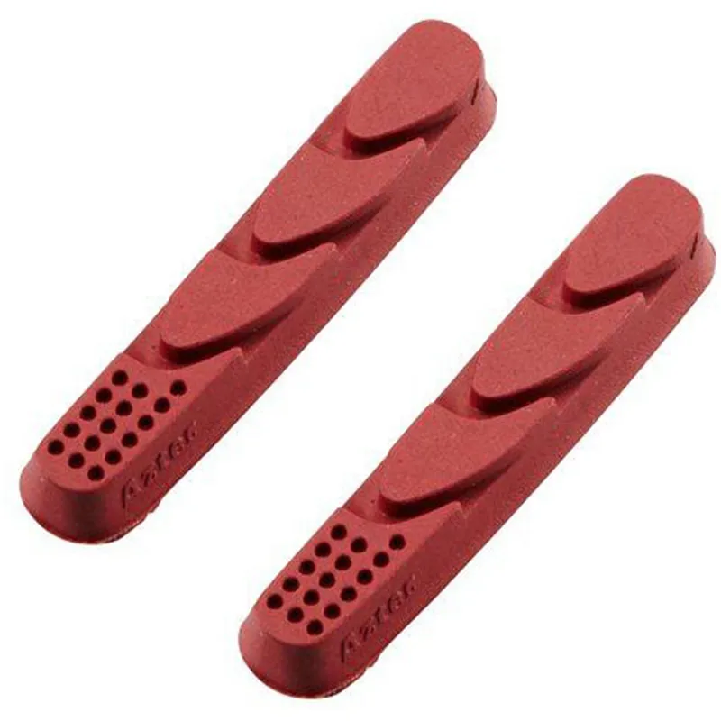 Aztec Campagnolo 2011 Carbon Road Brake Block Inserts in Red
