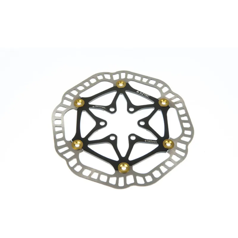 Aztec Semi-Floating Stainless Steel Disc Rotor in Silver