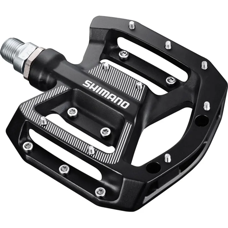 Shimano Pedals GR500 Flat Bike Pedal Flat BK Black 9/16 inches - Alloy