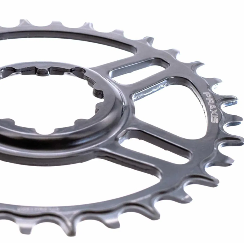 Praxis Works Steel Direct Mount NW 1x 32-tooth 0mm Chainring in Black-2