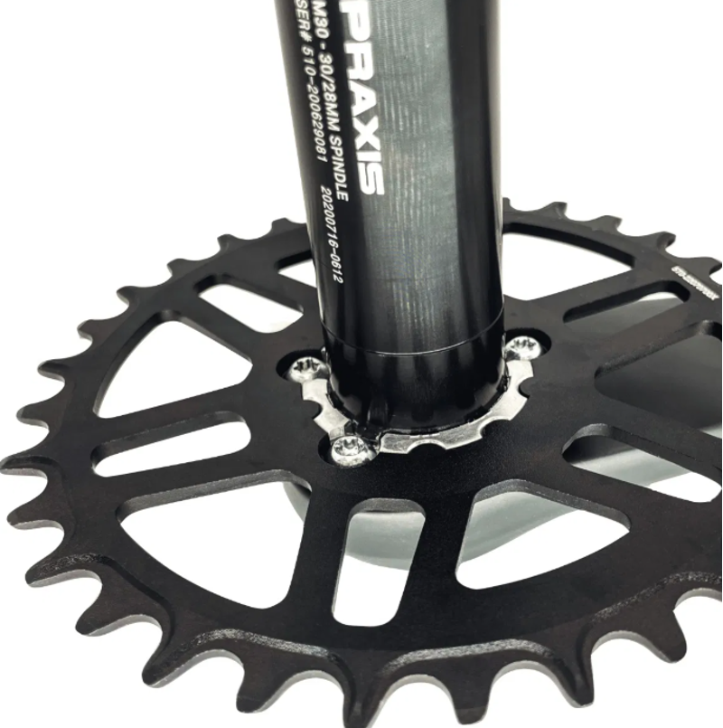 Praxis Works Steel Direct Mount NW 1x 32-tooth 3mm Chainring in Black-3