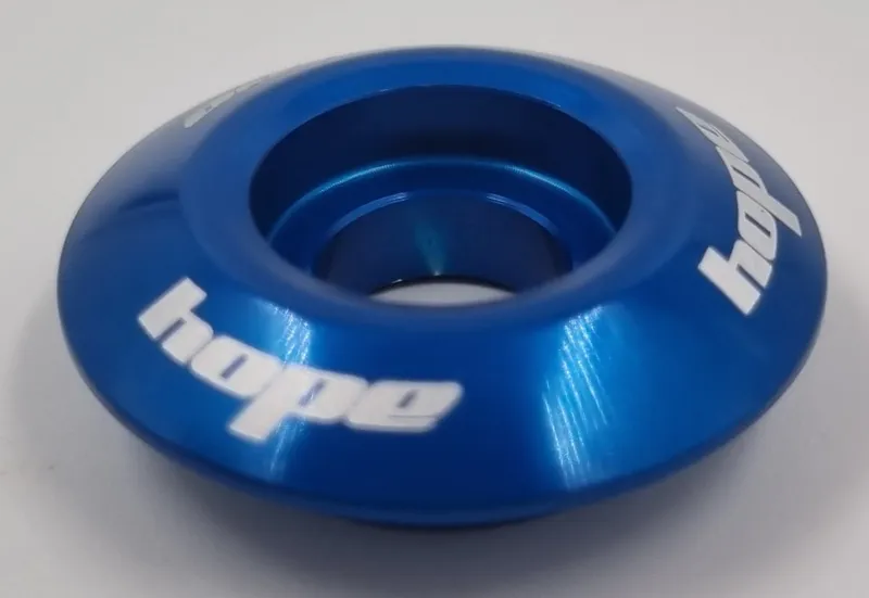 Blue headset top cap
