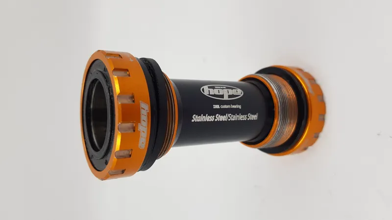Hope Stainless Steel 68/73mm Bottom Bracket in Orange Used 