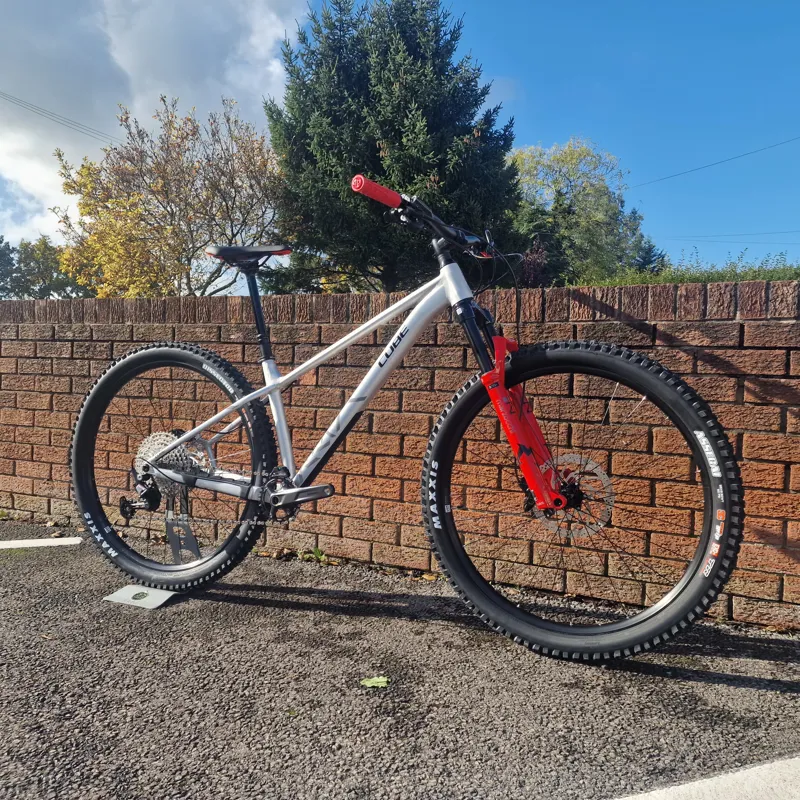 Cube Reaction TM Pro Trail Bike in Rawmetal/Reflect-1