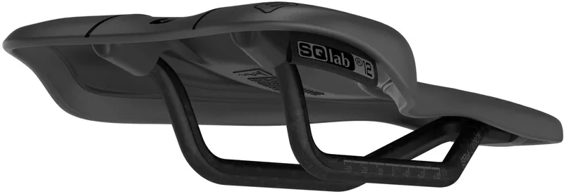 Sqlab Saddle 612 Ergowave R Carbon Rail in Black -4