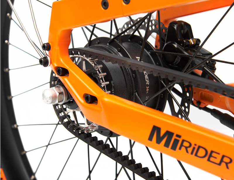 MiRider GB3 24 Compact Step-Through E-Bike In Onyx Grey-7