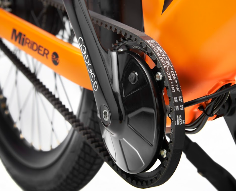 MiRider GB3 24 Compact Step-Through E-Bike In Onyx Grey-6