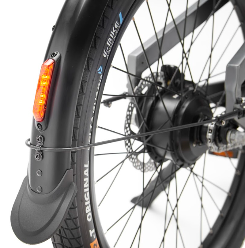 MiRider 24 Compact Step-Through E-Bike In Ember Orange-6