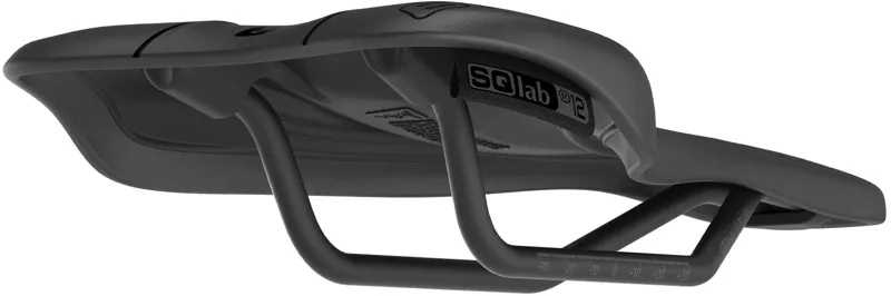 Sqlab Saddle 612 Ergowave R S-Tube in Black -4