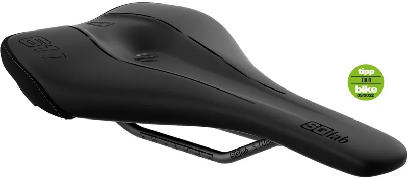 Sqlab Saddle 611 Ergowave Active 2.1 S-Tube in Black -5
