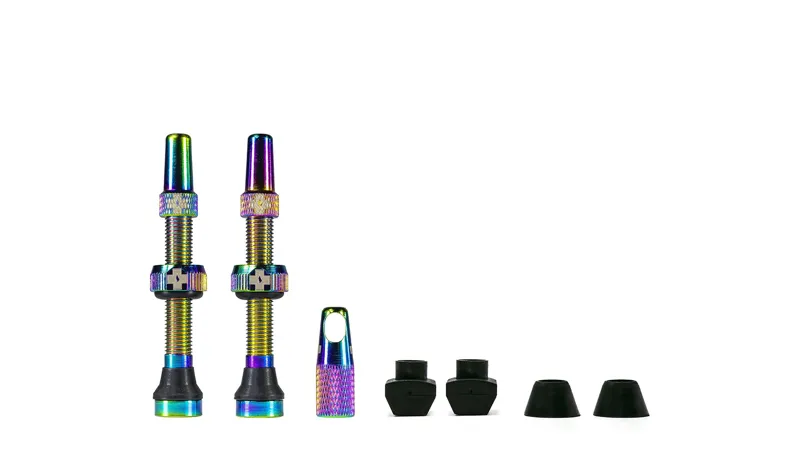 Muc-Off Tubeless Presta Valve Kit 80mm-Iridescent