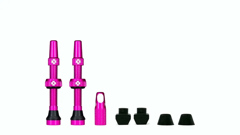 Muc-Off Tubeless Presta Valve Kit 60mm-Pink