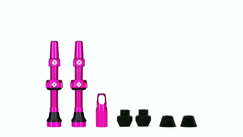 Muc-Off Tubeless Presta Valve Kit 80mm-Pink