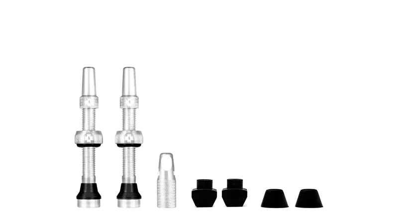 Muc-Off Tubeless Presta Valve Kit 44mm-Silver