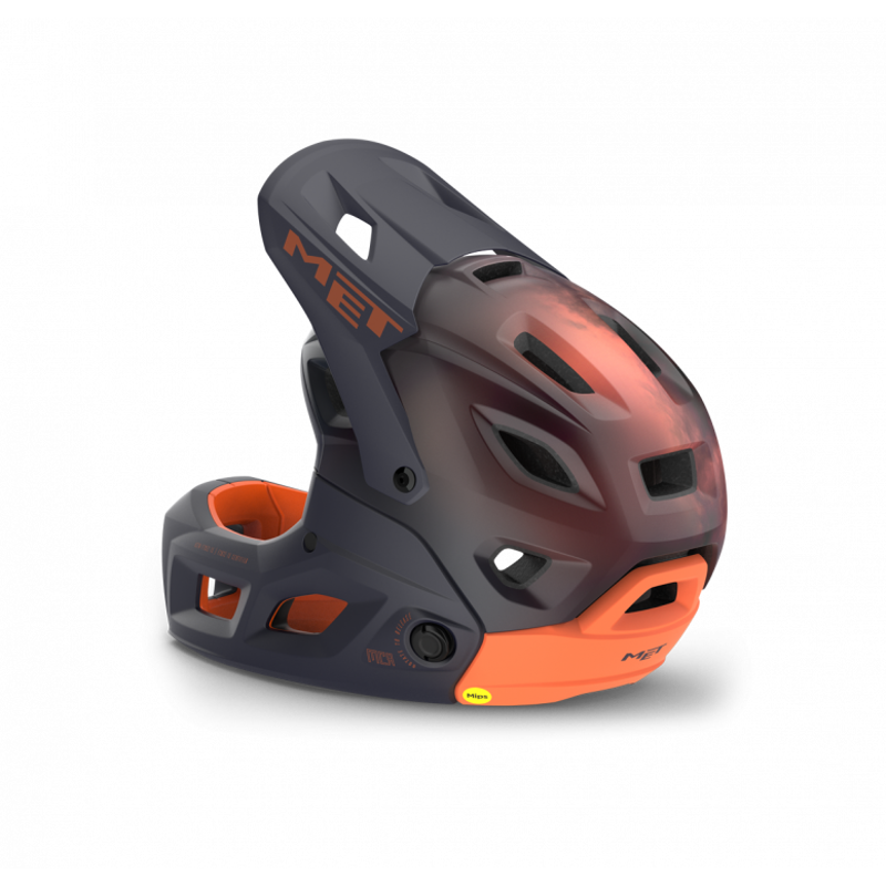 MET Parachute MCR Mips Full Face Helmet in Purple Haze Colour -2