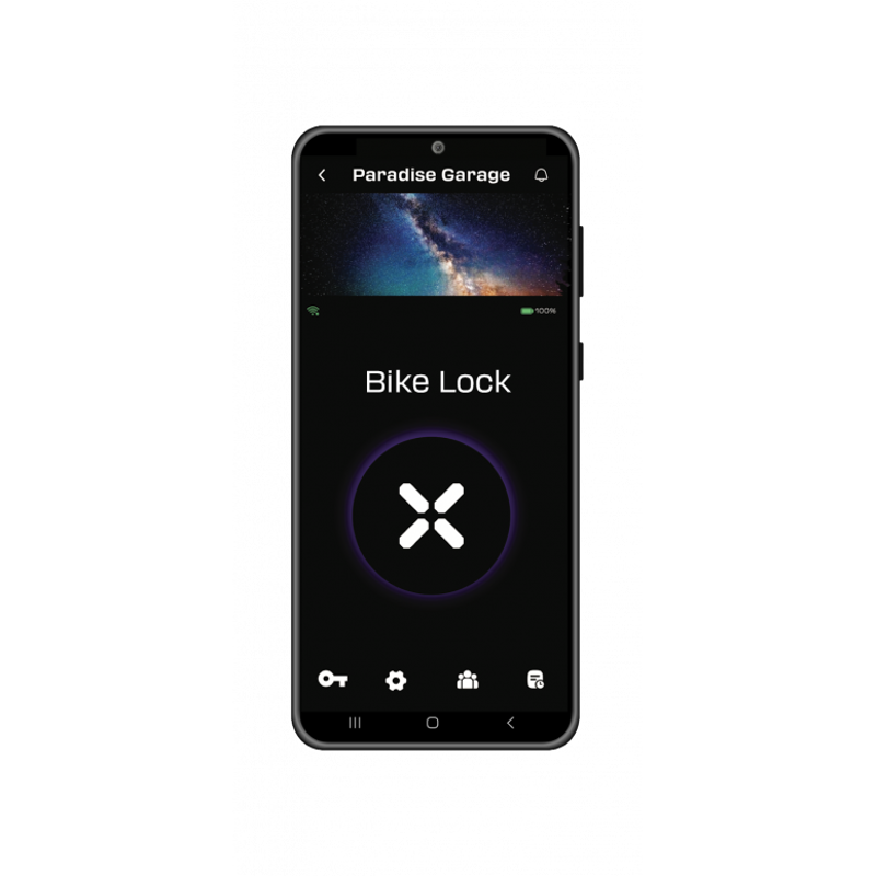 Black X Titan Smart Shackle Lock Black -4