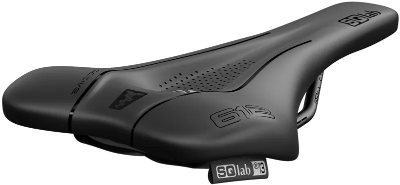 Sqlab Saddle 612 Ergowave Active 2.1 S-Tube in Black -5