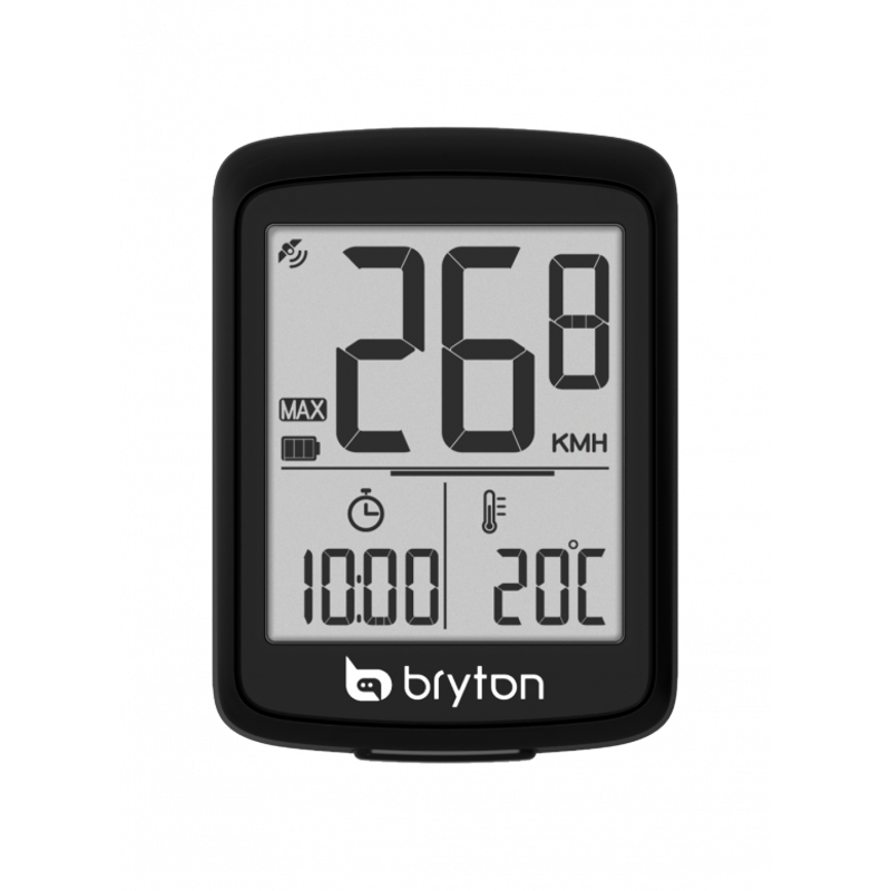 Bryton Rider E10 GPS Speed and Distance Cycle Computer Black