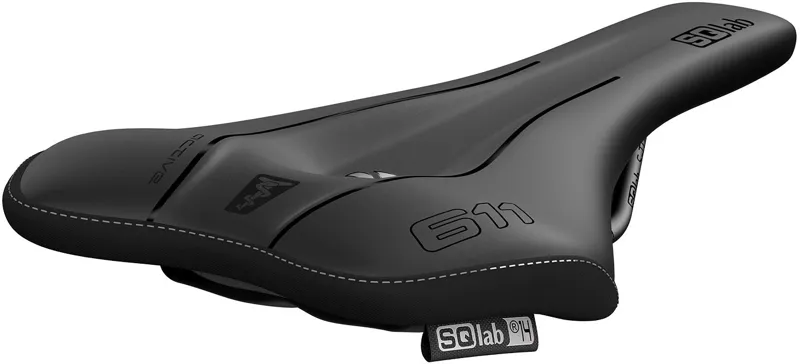 Sqlab Saddle 611 Ergowave Active 2.1 S-Tube in Black -4