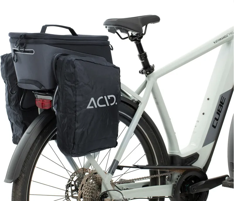 Acid Panniers Trunk 8+7 Rilink black/grey one size-5