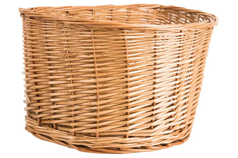 Adie Wicker Classic Bike Basket - D Shape - Brown