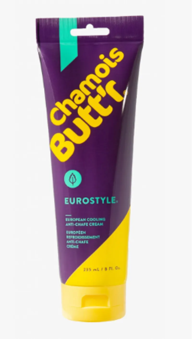 Chamois Butt'r Eurostyle Chamois Cream Purple/Yellow